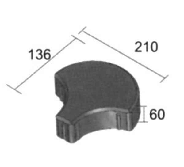 136x210x60mm 