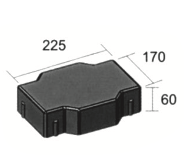 225 x 170 x 60mm 