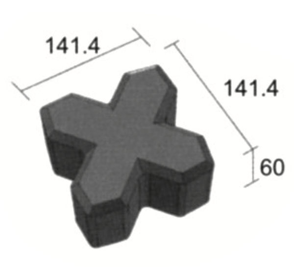 141.4x141.4x60mm 