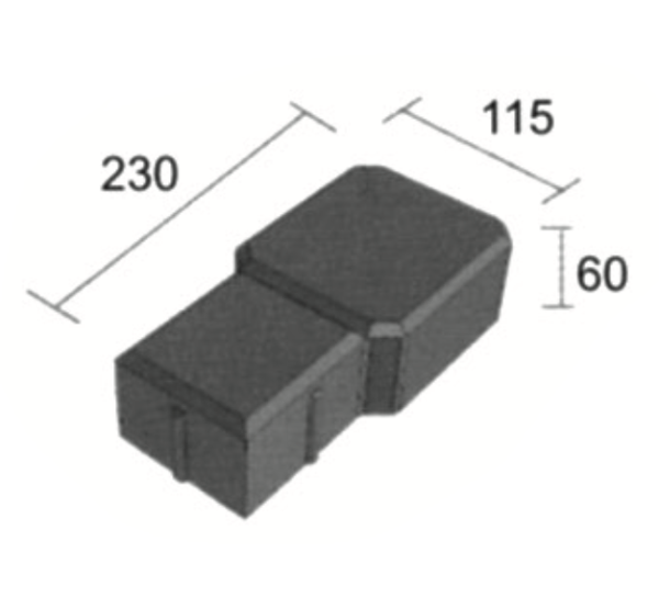 230x 115x60mm 