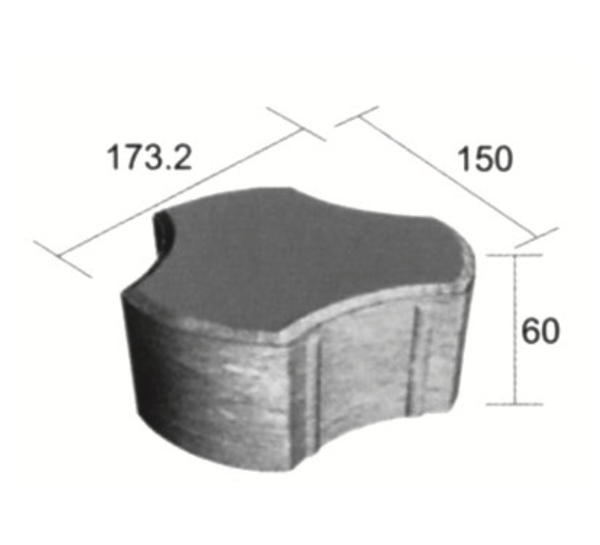 173.2 x 150x60mm 