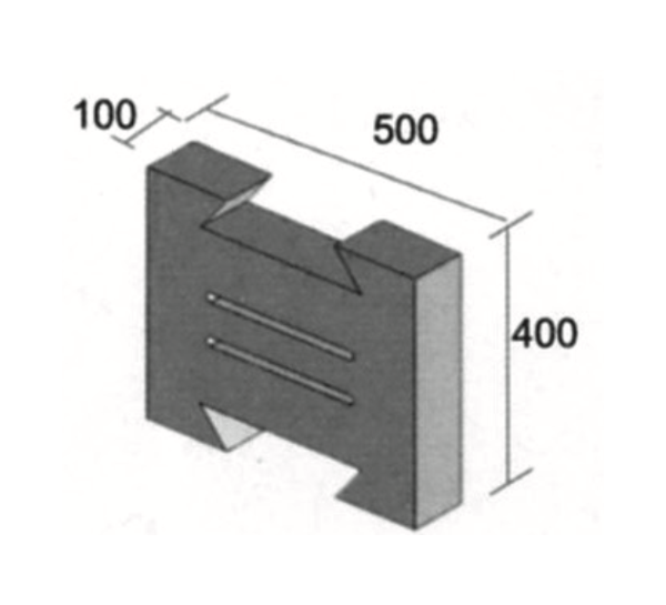 500x400x 100mm 