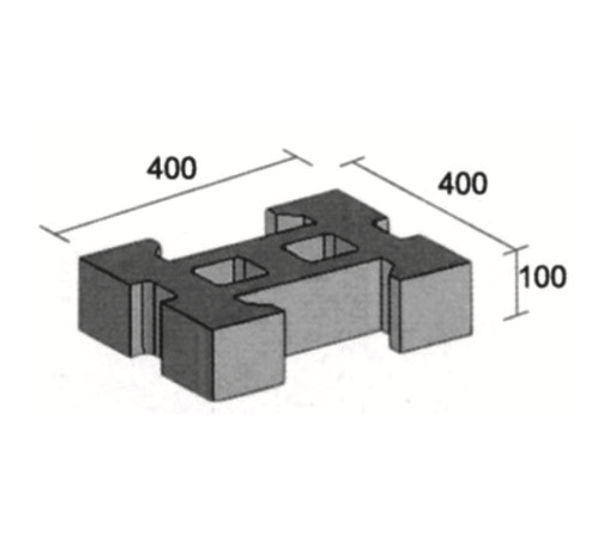 400x400x 100mm 